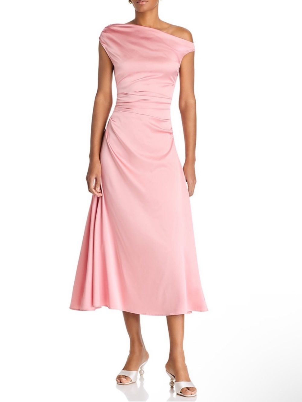 STAUD Phare Silk Blend Dress